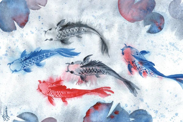 Ekaterina Prisich: Koi Fish by Ekaterina Prisich