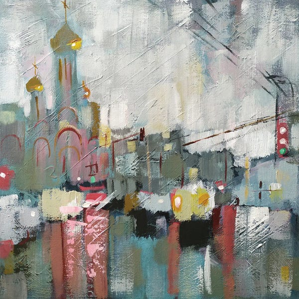 Ekaterina Prisich: Rainy City by Ekaterina Prisich
