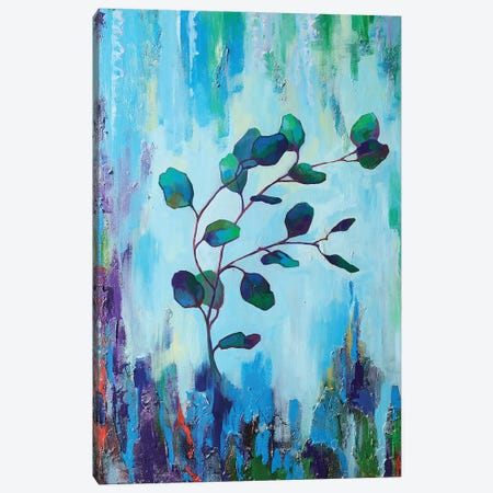 Blue Eucalyptus Canvas Print #EKP50} by Ekaterina Prisich Canvas Print