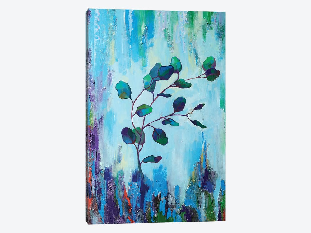Blue Eucalyptus by Ekaterina Prisich 1-piece Canvas Print