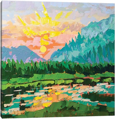 Yellowstone National Park Canvas Art Print - Ekaterina Prisich