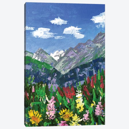 Mountain Landscape Canvas Print #EKP53} by Ekaterina Prisich Canvas Art Print