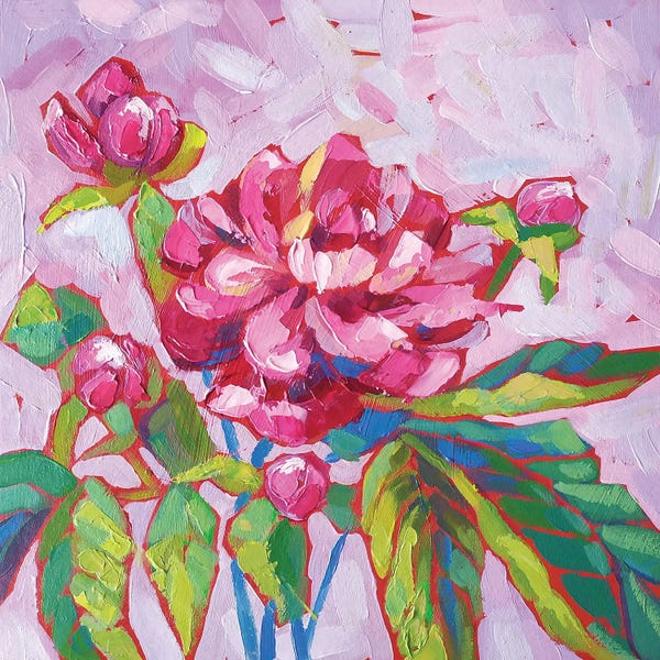 Ekaterina Prisich: Pink Peony by Ekaterina Prisich