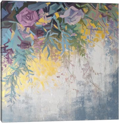 Floral Abstraction Canvas Art Print - Ekaterina Prisich