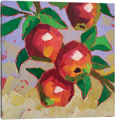 Juicy Apples Canvas Art Print - Ekaterina Prisich
