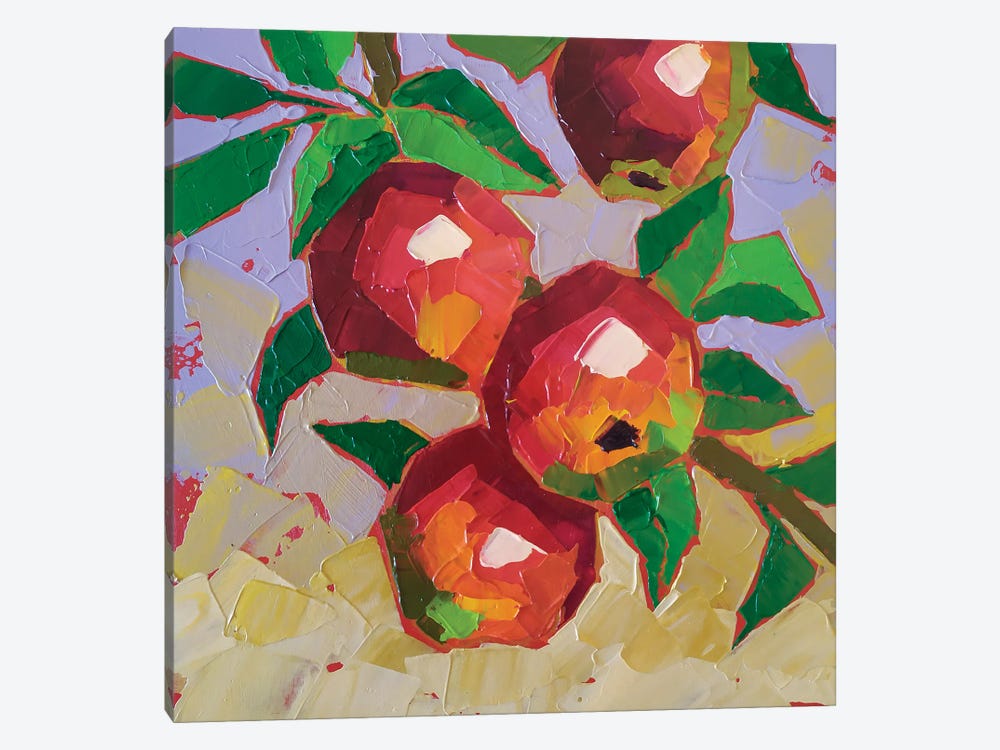 Juicy Apples by Ekaterina Prisich 1-piece Canvas Art Print