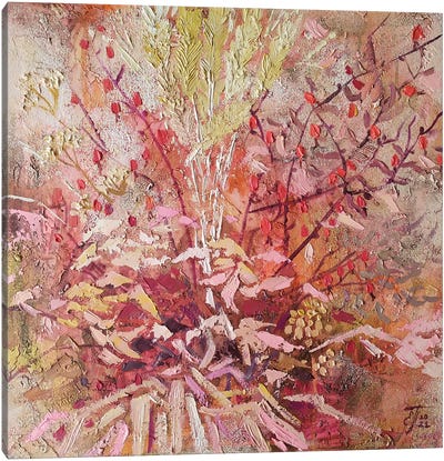 Memories Of Warm Autumn Canvas Art Print - Ekaterina Prisich