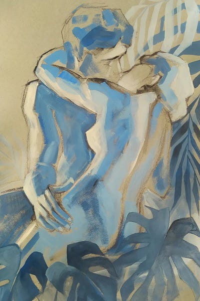 Ekaterina Prisich: Kissing Couple by Ekaterina Prisich