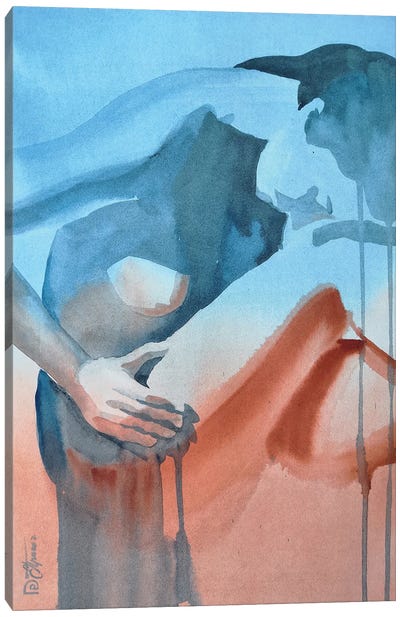 Aesthetics Of The Female Body II Canvas Art Print - Subdued Nudes