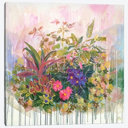 Floral Garden Mix Canvas Print #EKP86} by Ekaterina Prisich Canvas Print