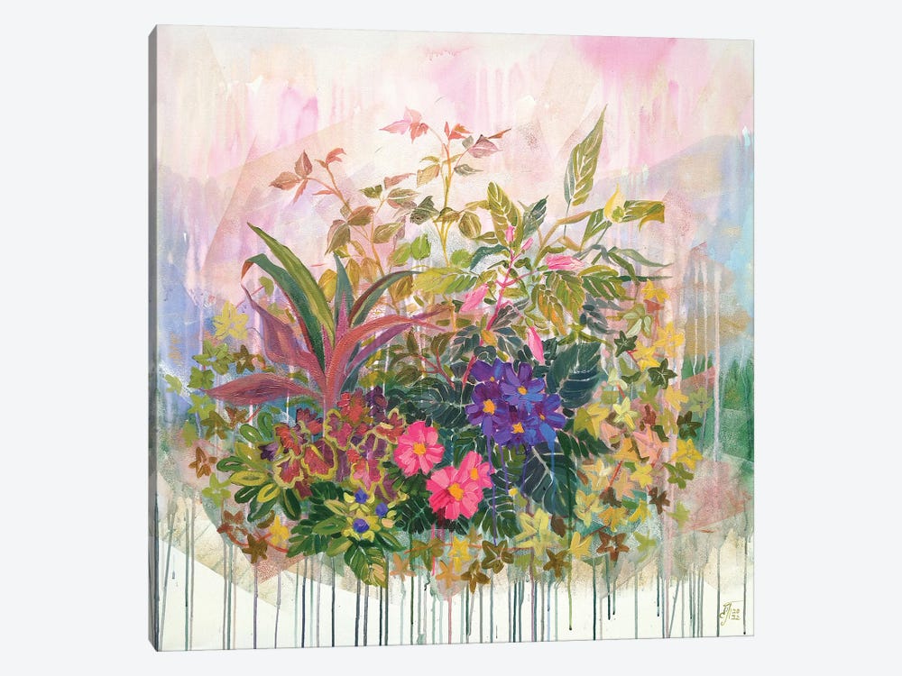 Floral Garden Mix by Ekaterina Prisich 1-piece Canvas Wall Art