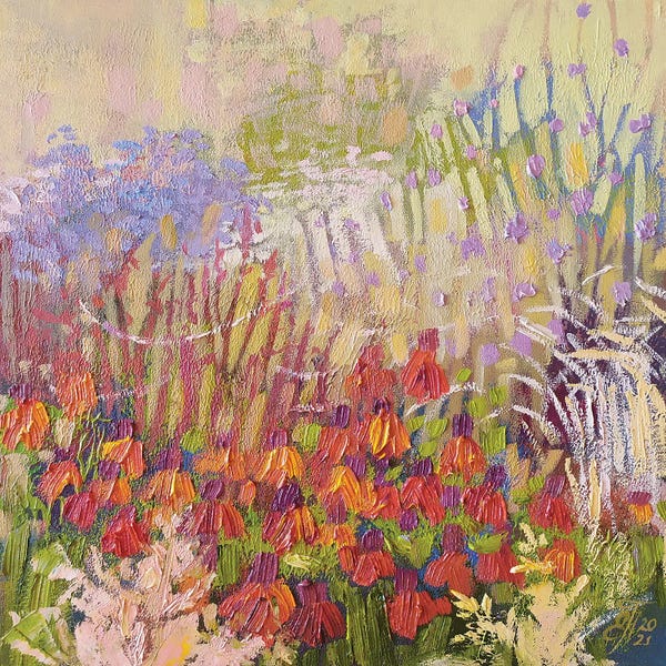 Ekaterina Prisich: Sun Through Flowers by Ekaterina Prisich