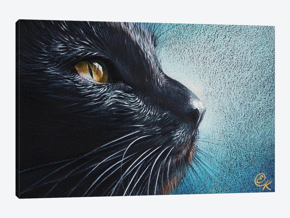 Thoughtful Cat by Elena Kolotusha 1-piece Art Print
