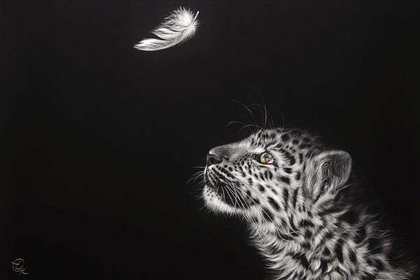 Elena Kolotusha: Feather Hunt by Elena Kolotusha