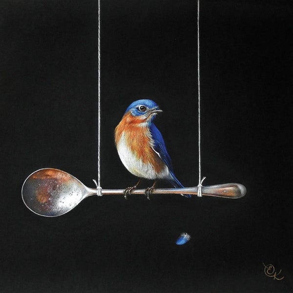 Elena Kolotusha: Spoon Perch by Elena Kolotusha