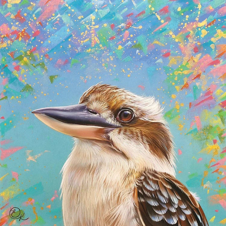 Happy Kooka by Elena Kolotusha wall art