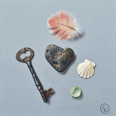 Pretty Things I by Elena Kolotusha canvas print