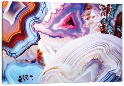 A Vivid Metamorphic Rock On Fire Canvas Art Print - Decorative Elements