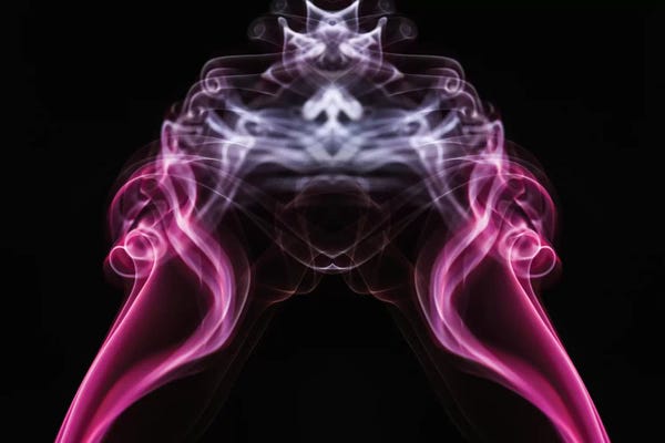 Black & Pink: Beauty Of Aerodynamics, Magenta by Elena Kulikova