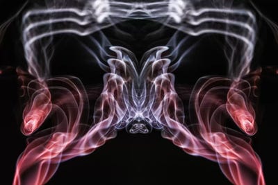 Beauty Of Aerodynamics, Pink & White by Elena Kulikova acrylic art print