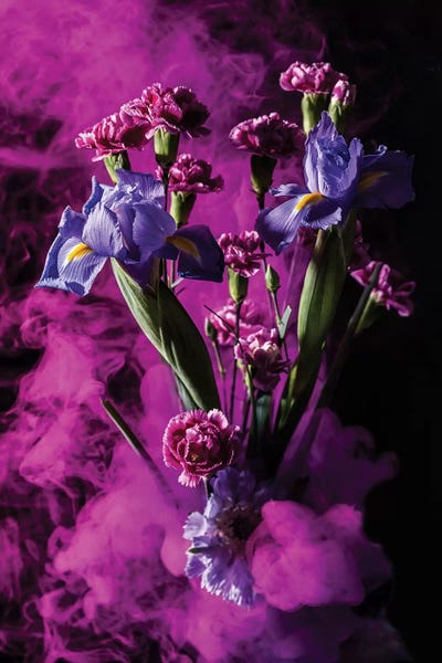 Smoky Bouquet by Elena Kulikova canvas print