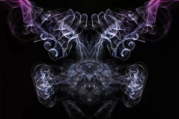 Abstract Photography: Beauty Of Aerodynamics, Purple & White by Elena Kulikova