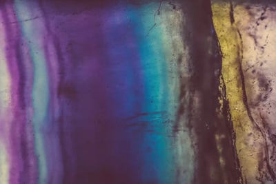 Blue Violet Fluorite by Elena Kulikova acrylic art print