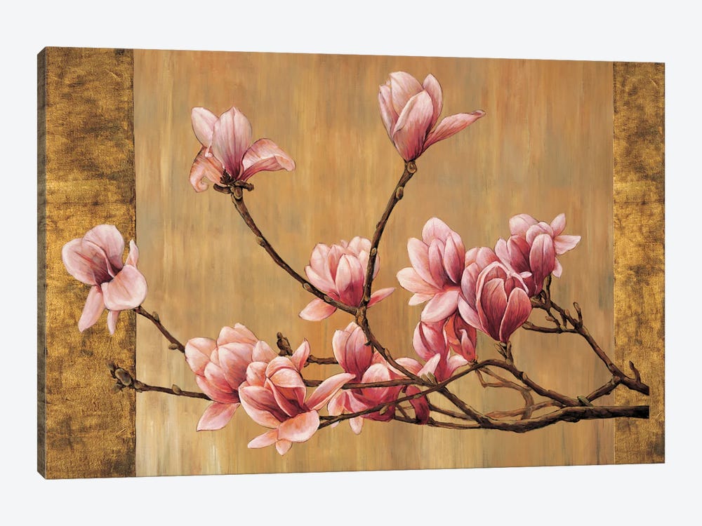 Pink Magnolias Canvas Print By Erin Lange Icanvas