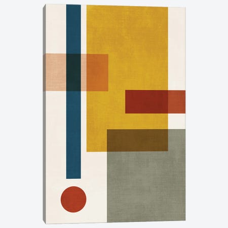 Bauhaus Abstract Geo VI Canvas Print #ELB103} by EmcDesignLab Canvas Print