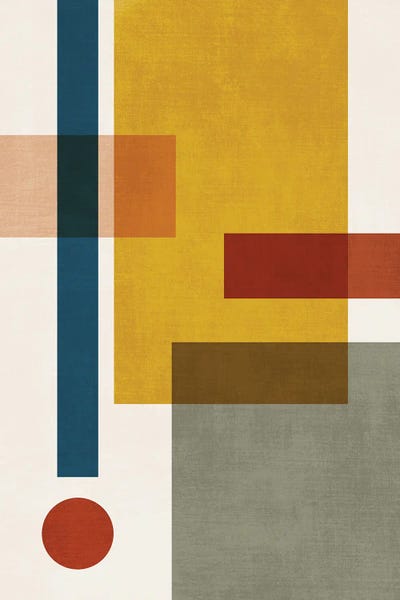 EmcDesignLab: Bauhaus Abstract Geo VI by EmcDesignLab