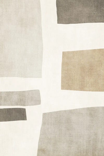 EmcDesignLab: Minimalist Neutral Tones Abstract II by EmcDesignLab