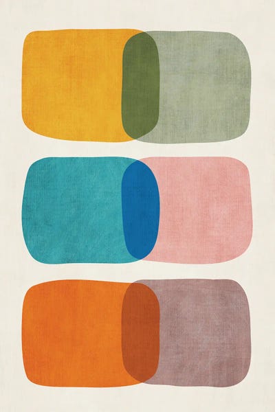 EmcDesignLab: Colorful Abstract Shapes Overlay II by EmcDesignLab