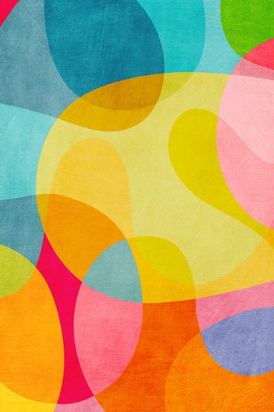 EmcDesignLab: Bright Vibrant Fresh Abstract Art II by EmcDesignLab