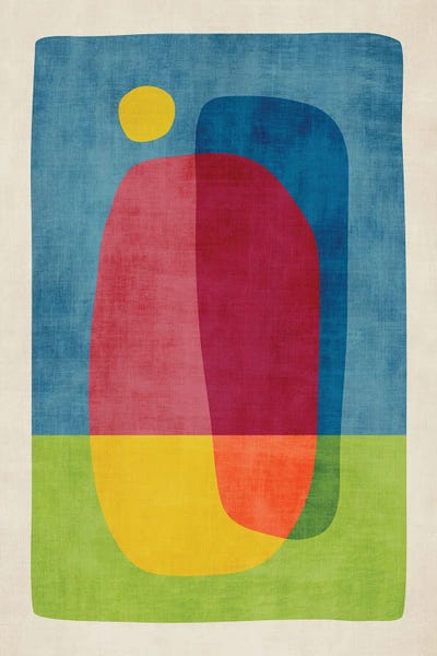 Colorful Bright Pastel Tones Abstract II by EmcDesignLab multi panel art