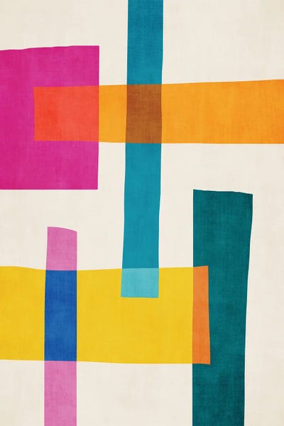 Dopamine Decor: Colorful Modern Bright Abstract by EmcDesignLab