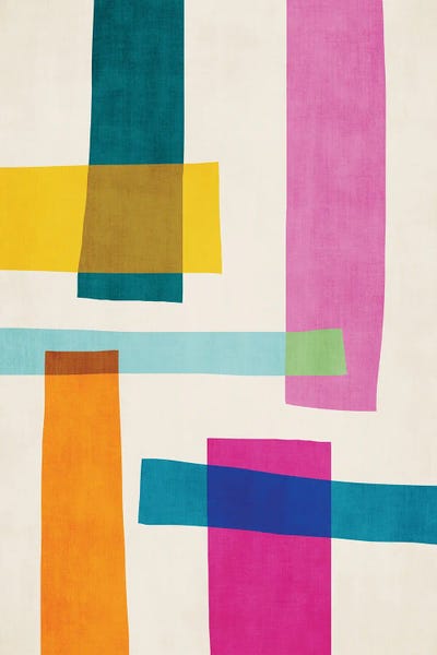 Dopamine Decor: Vibrant Colors Bold Abstract by EmcDesignLab