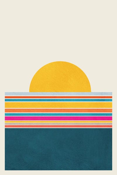 EmcDesignLab: Abstract Colorful Landscape I by EmcDesignLab