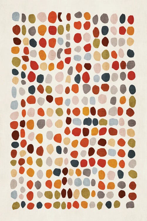 Fall Colors Earth Tones Colorful Dots