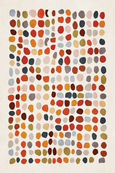 EmcDesignLab: Fall Colors Earth Tones Colorful Dots by EmcDesignLab