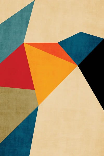 EmcDesignLab: Geometric Abstract Modern Artwork A by EmcDesignLab