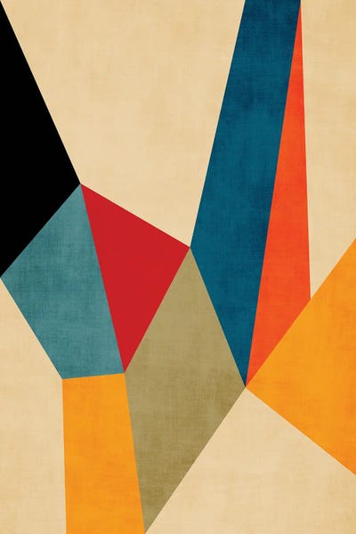EmcDesignLab: Geometric Abstract Modern Artwork B by EmcDesignLab
