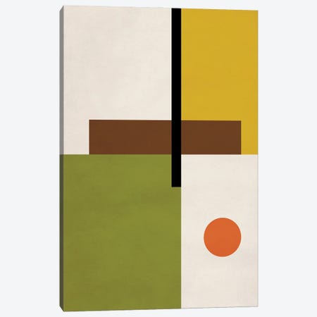 Abstract Geo Bauhaus I Canvas Print #ELB36} by EmcDesignLab Canvas Print