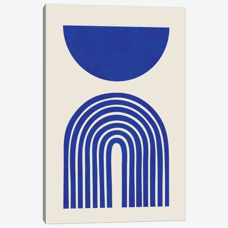 Blue Matisse Arches Canvas Print #ELB62} by EmcDesignLab Canvas Art Print