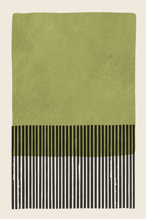 Green Black Wall Art I