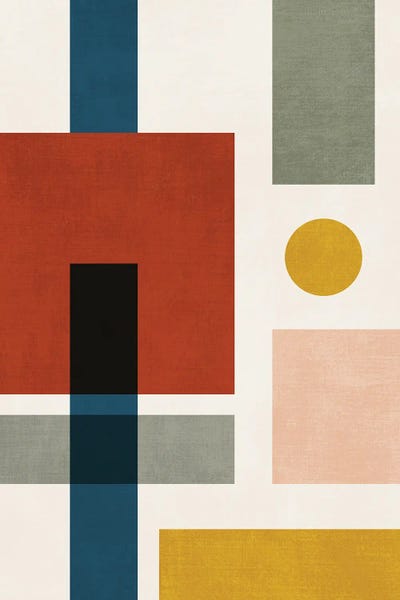 EmcDesignLab: Bauhaus Abstract Geo II by EmcDesignLab