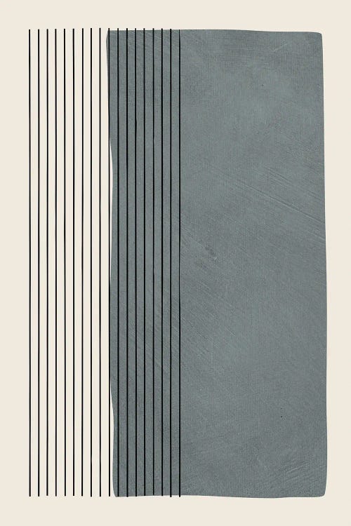 Gray Color Block Vertical Lines