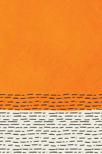 Orange And Hotizontal Dashed Lines