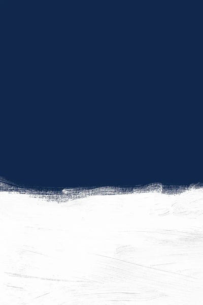 EmcDesignLab: Minimalist Landscape Navy White by EmcDesignLab