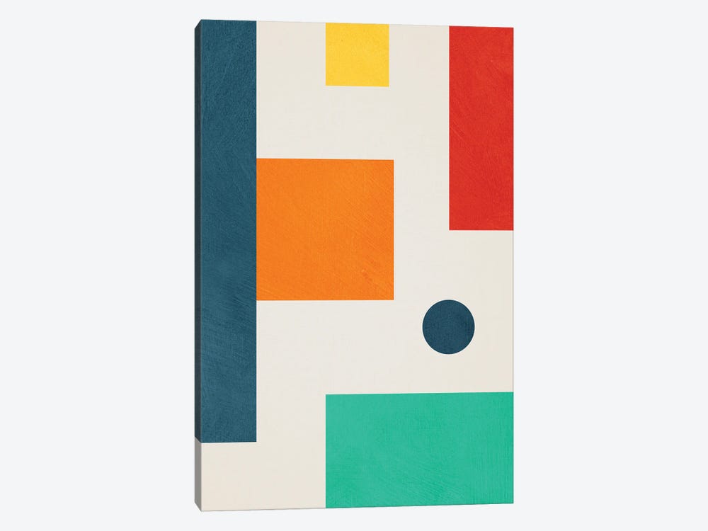 Geometric Colorful I by EmcDesignLab 1-piece Canvas Print