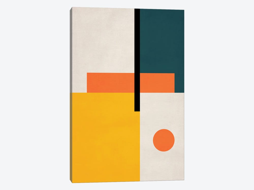 Abstract Geo Bauhaus III by EmcDesignLab 1-piece Canvas Artwork